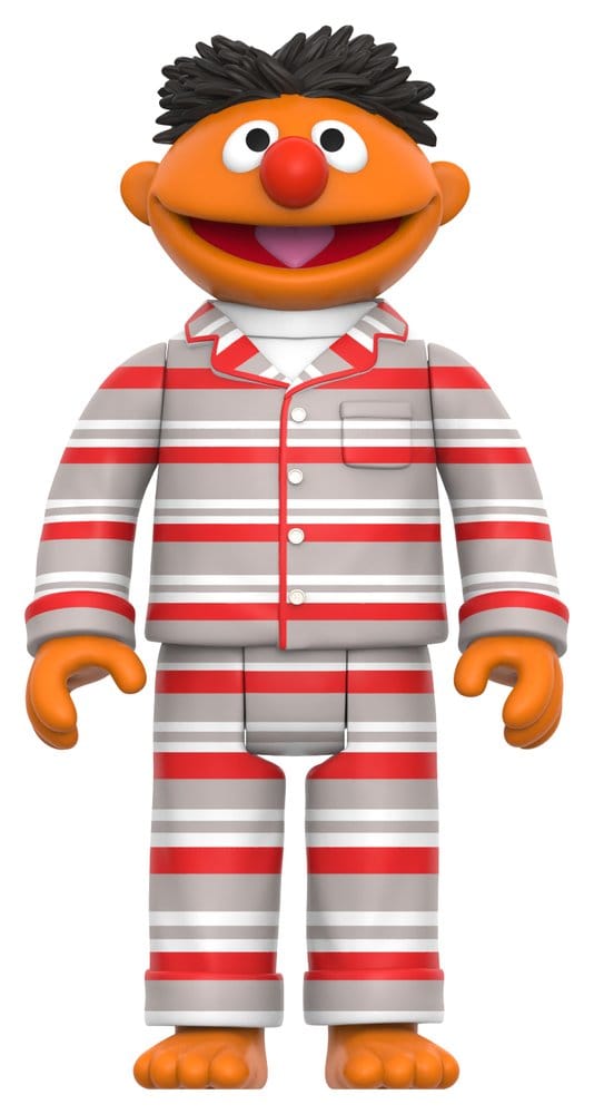 Sesame Street ReAction Action Figure Wave 06 Ernie (PJs) 10 cm       0840418825006