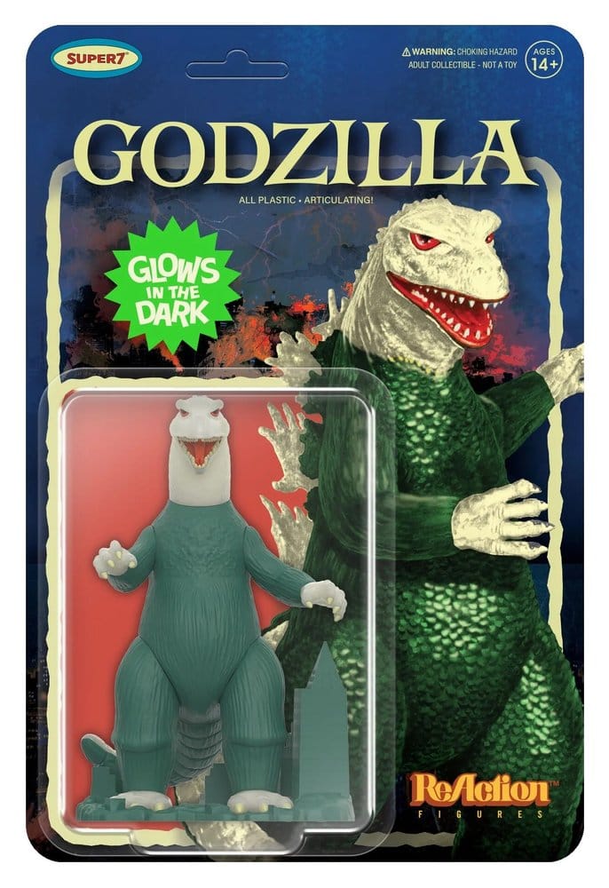 Godzilla Toho ReAction Action Figure Godzilla Model Kit (Glow) 10 cm 0840049899506