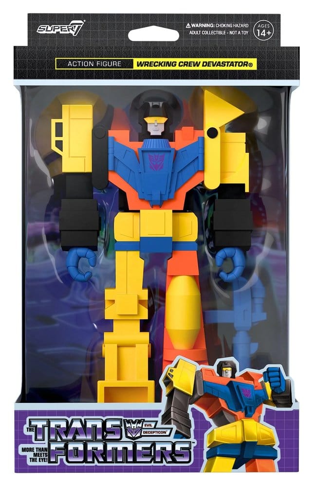 Transformers ReAction Action Figure Devastator 10 cm 0840049889866