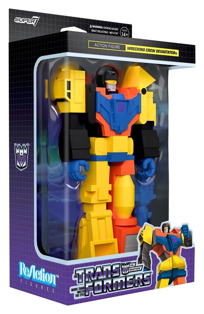 Transformers ReAction Action Figure Devastator 10 cm 0840049889866