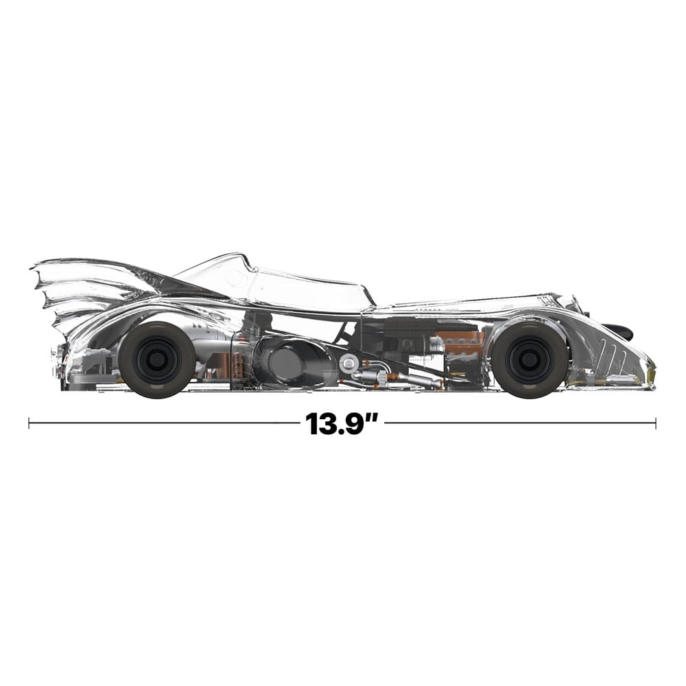 Batman 1989 Super Cyborg Vehicle Batmobile 1989 (Clear) 35 cm    0840049877375