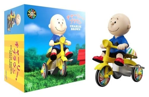 Peanuts Super Cycles Vehicle Charlie Brown (Blue w/ Yellow Trike) 0840049898295