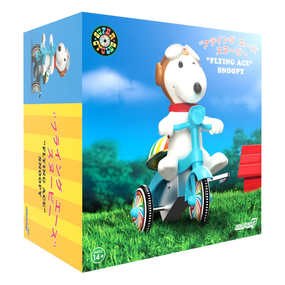 Peanuts Super Cycles Action Figure Snoopy Flying Ace 13 cm    0840418814154