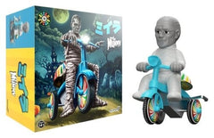 Universal Monsters Super Cycles Vehicle The Mummy (Light Grey w/ Blue Trike) 0840049898257