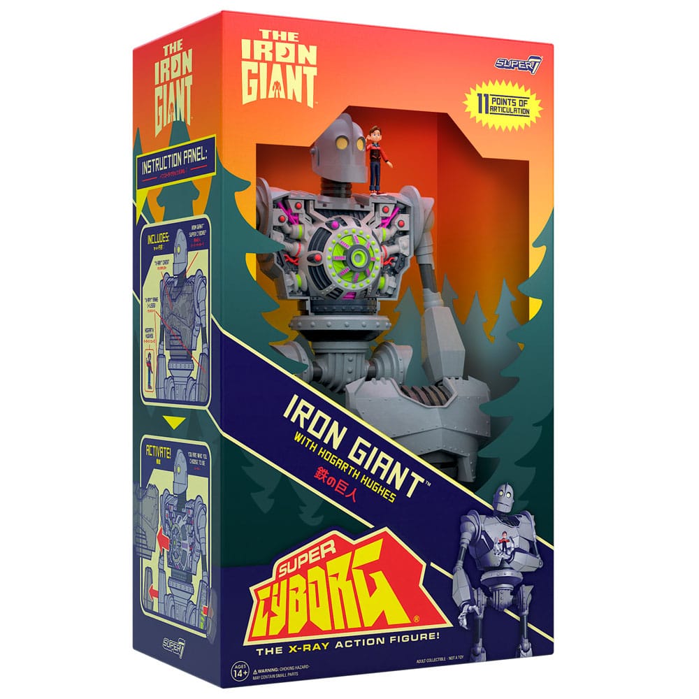 The Iron Giant Super Cyborg Action Figure Iron Giant (Full Color) 28 cm 0840049819863