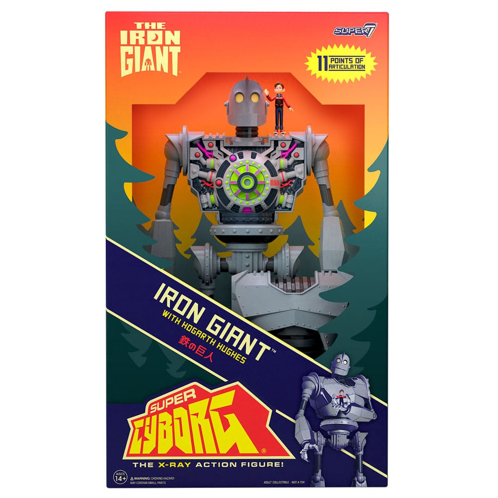 The Iron Giant Super Cyborg Action Figure Iron Giant (Full Color) 28 cm 0840049819863