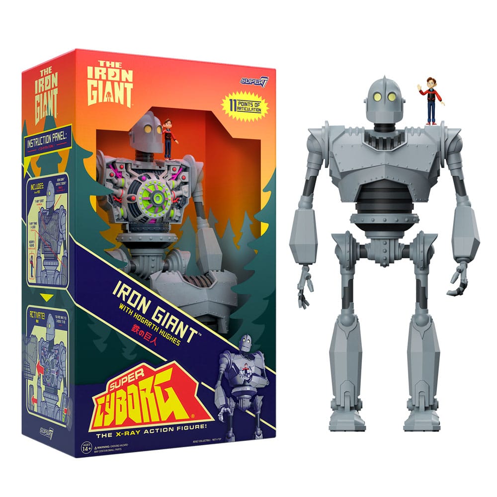 The Iron Giant Super Cyborg Action Figure Iron Giant (Full Color) 28 cm 0840049819863