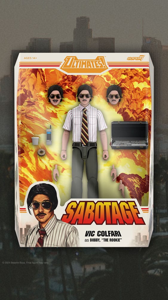 Beastie Boys Ultimates Action Figure Wave 1 Vic Colfari as Bobby "The Rookie" 18 cm 0840049880818