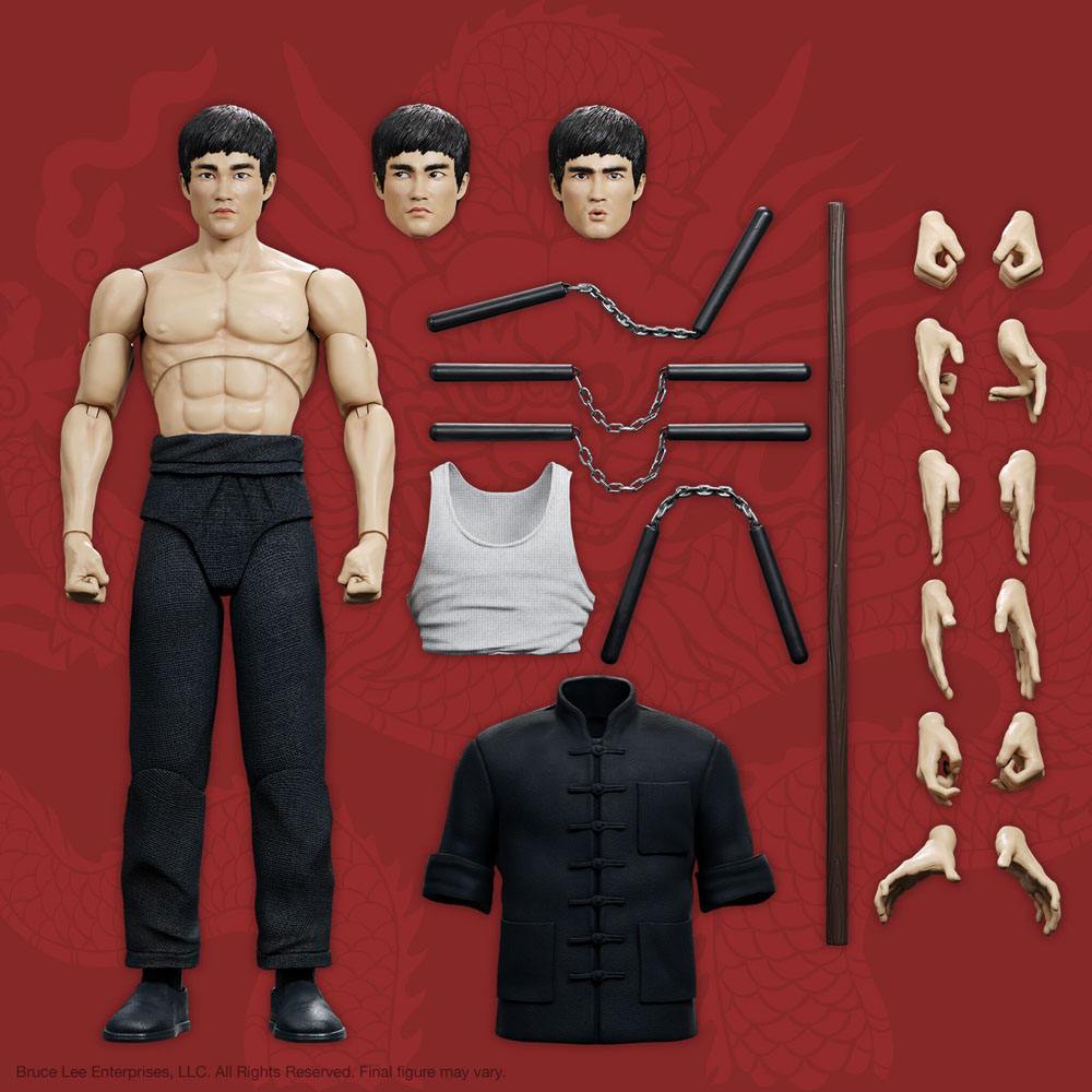 Bruce Lee Ultimates Action Figure Bruce The W 0840049823389