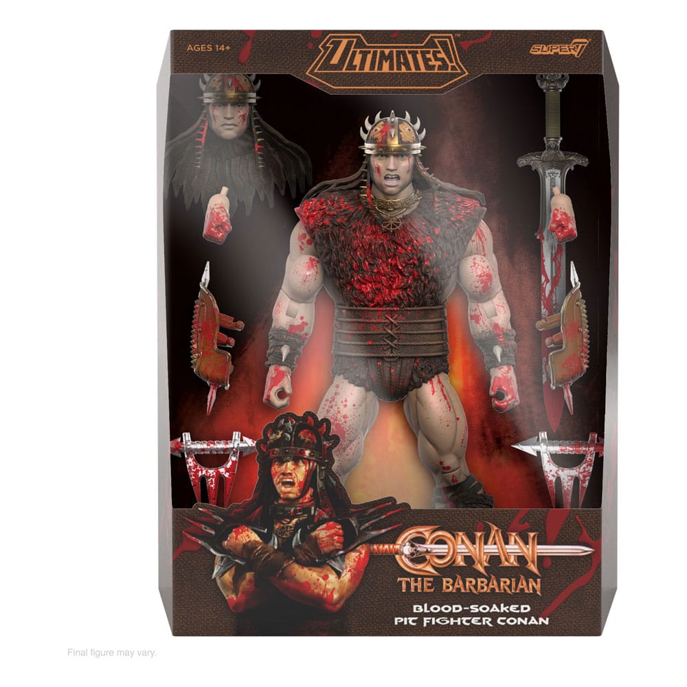Conan the Barbarian Ultimates Action Figure Conan Blood Soaked Pit Fighter 18 cm 0840418803363