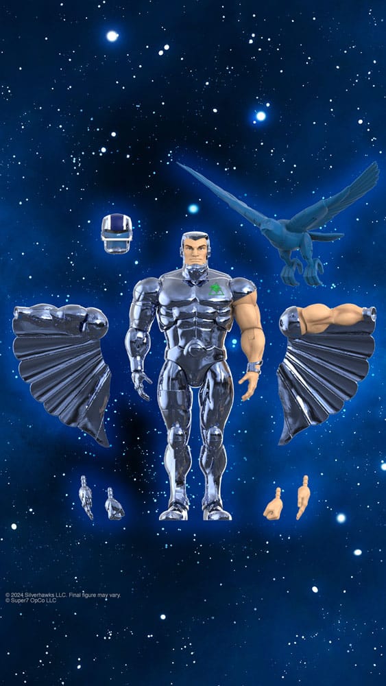 SilverHawks Ultimates Action Figure Steelwill (Toy Version Vac Metal) 18 cm 0840049884502