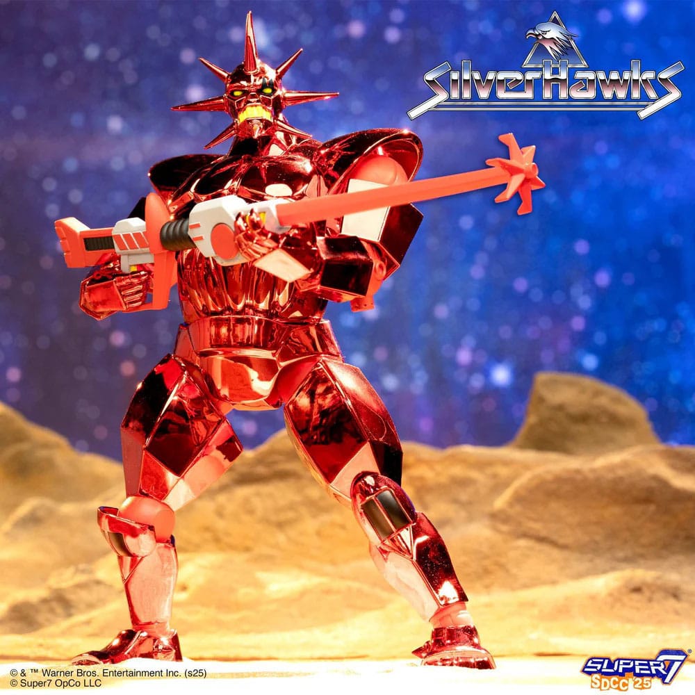 SilverHawks Ultimates Action Figure Mon*Star Metallic Vac Metal 18 cm 0840418813836