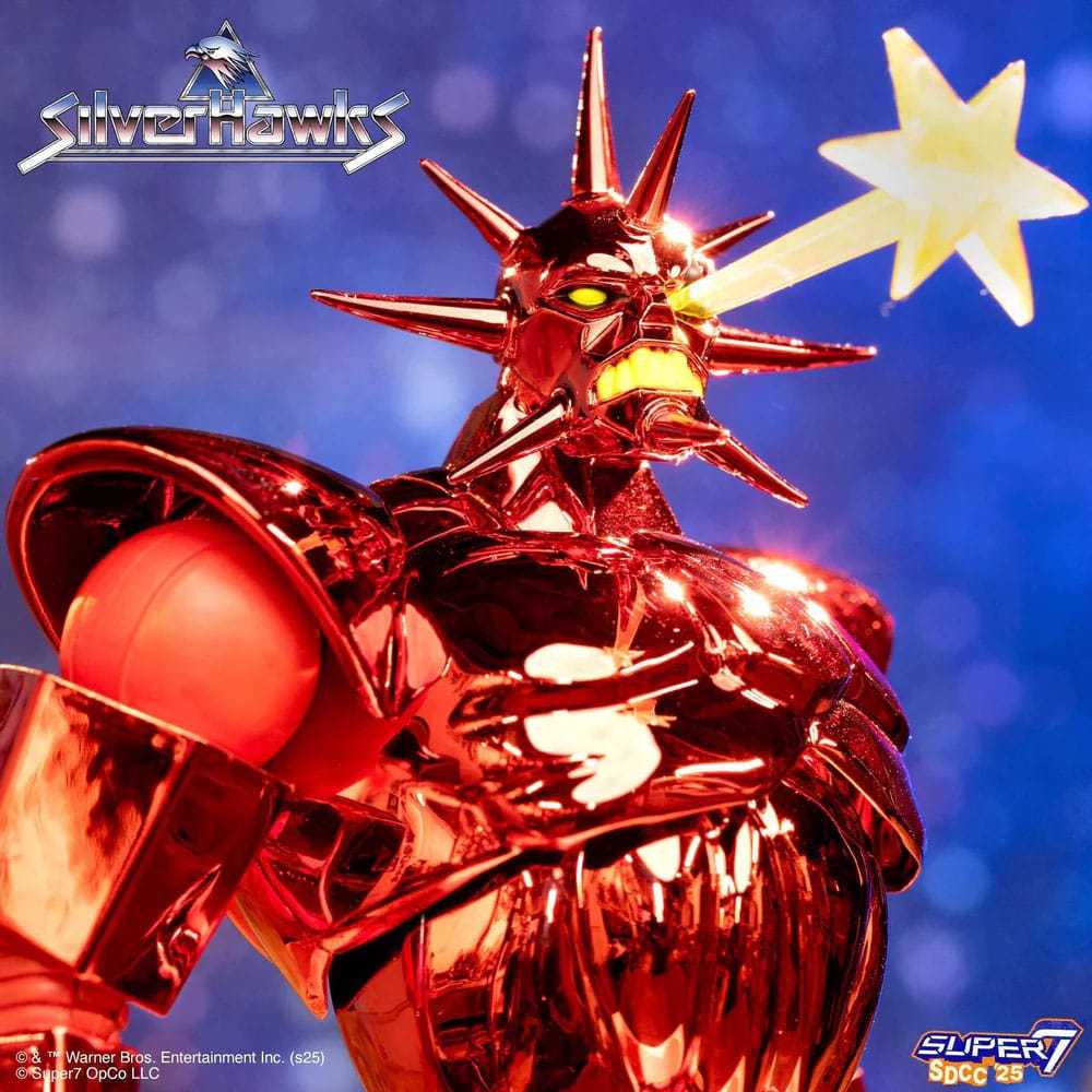 SilverHawks Ultimates Action Figure Mon*Star Metallic Vac Metal 18 cm 0840418813836