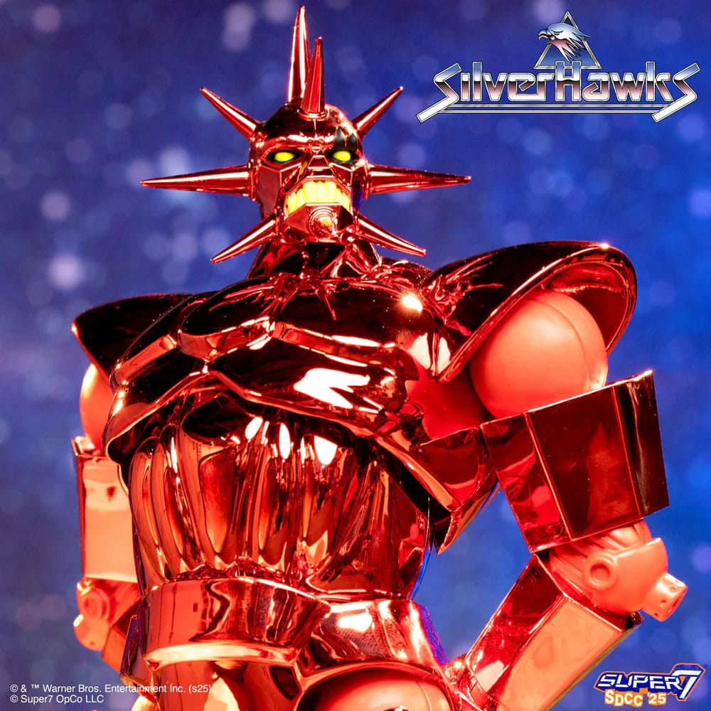 SilverHawks Ultimates Action Figure Mon*Star Metallic Vac Metal 18 cm 0840418813836