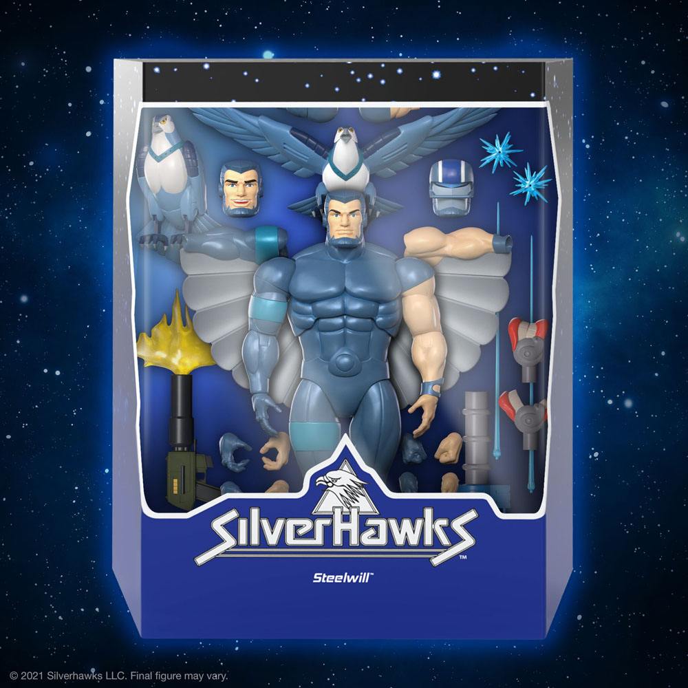 SilverHawks Ultimates Action Figure Steelwill 0840049818415