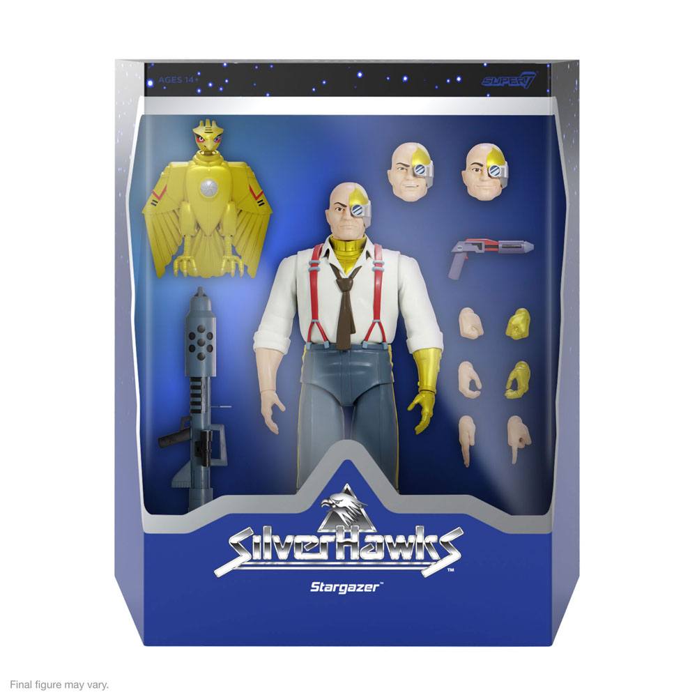 SilverHawks Ultimates Action Figure Commander Stargazer 18 cm 0840049825659