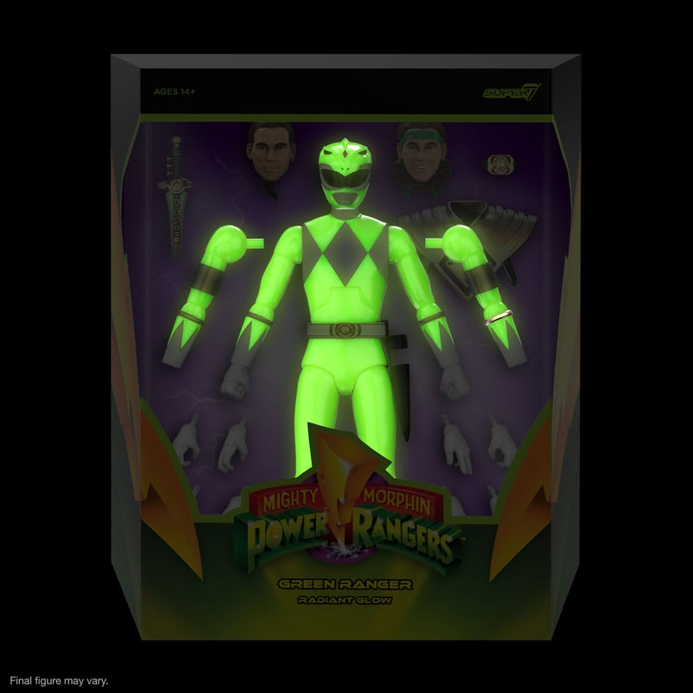 Power Rangers Ultimates Action Figure Green R 0840049881990