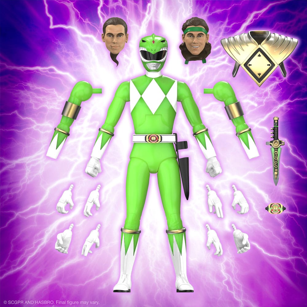 Power Rangers Ultimates Action Figure Green Ranger (Glow) 18 cm 0840049881990