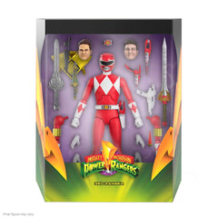 Mighty Morphin Power Rangers Ultimates Action Figure Red Ranger 18 cm 0840049819320