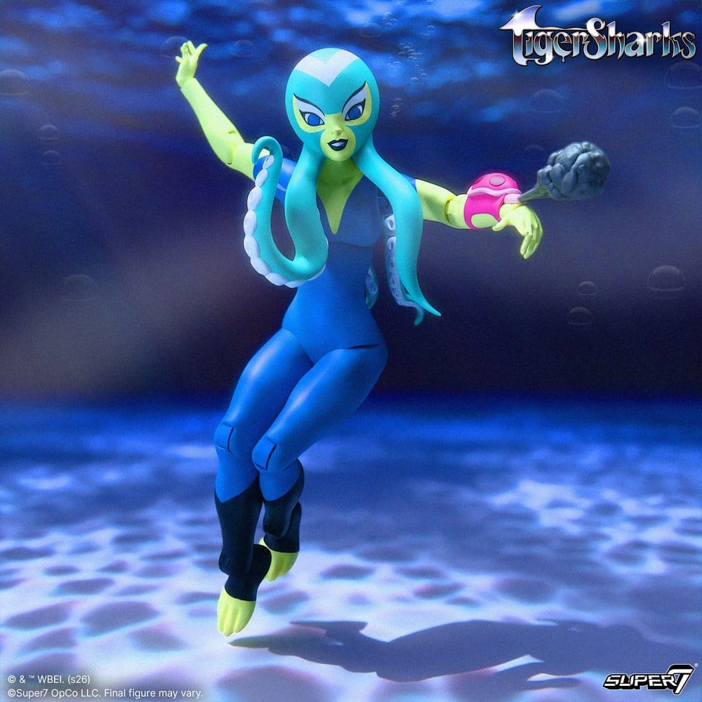 TigerSharks Ultimates Wave 01 Action Figure Octavia (Hybrid) 18 cm            0840049848733