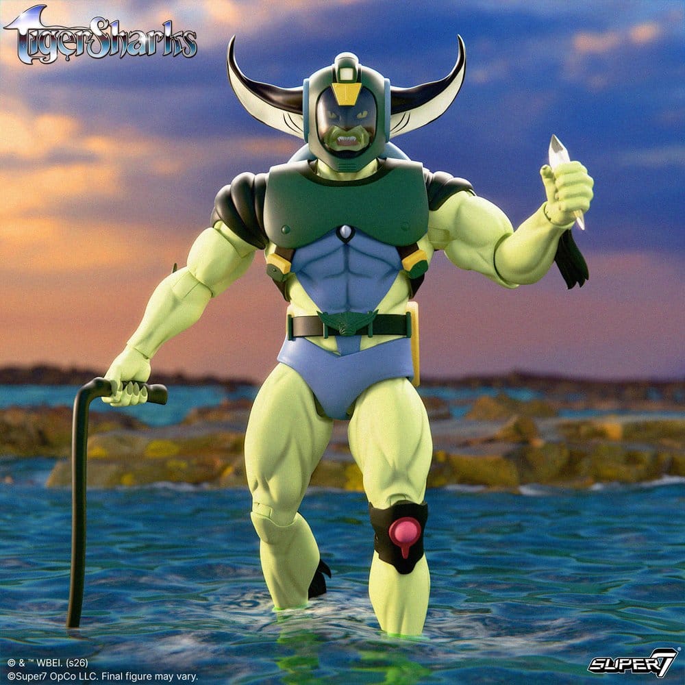 TigerSharks Ultimates Wave 01 Action Figure T-Ray 18 cm 0840418821589