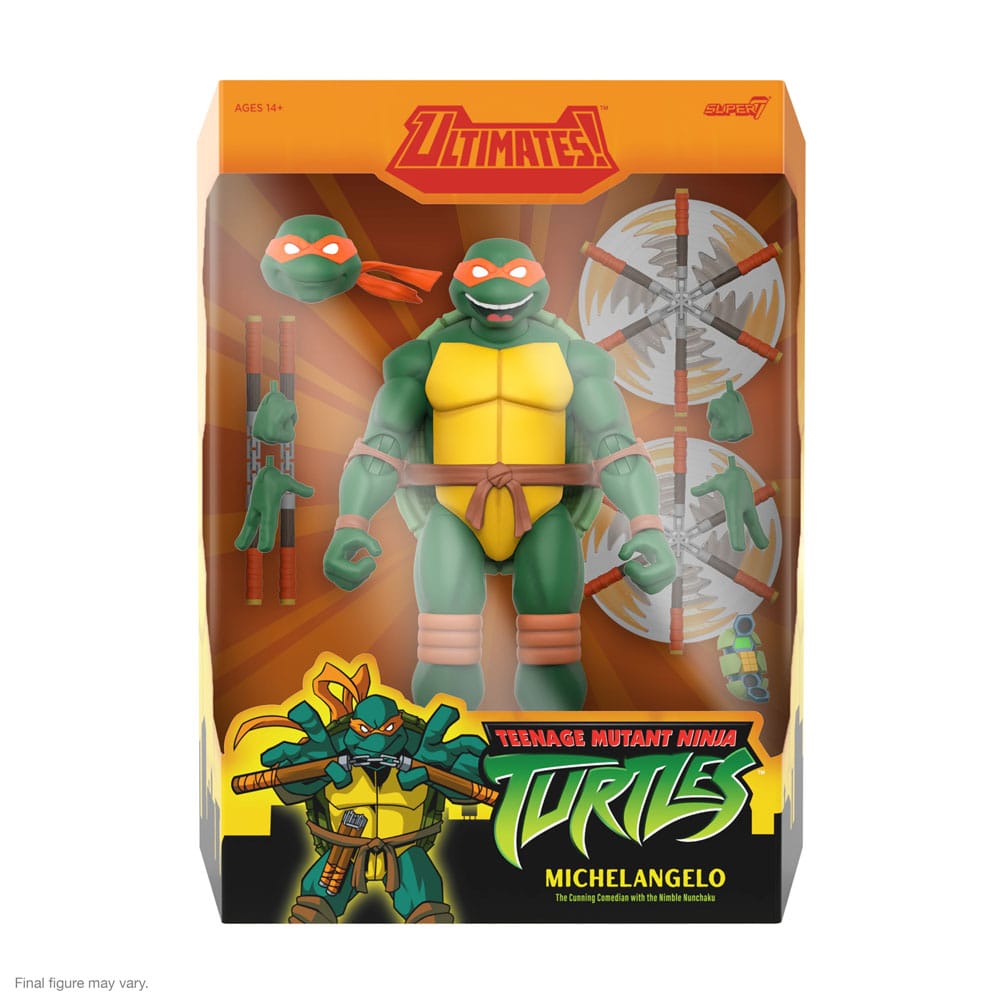 Teenage Mutant Ninja Turtles Ultimates Action Figure Wave 12 Michelangelo 18 cm 0840049877306