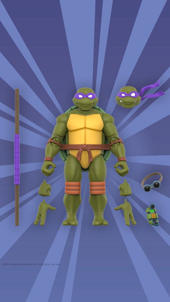 Teenage Mutant Ninja Turtles Ultimates Action Figure Wave 12 Donatello 18 cm 0840049888883
