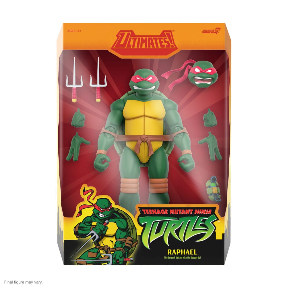 Teenage Mutant Ninja Turtles Ultimates Action Figure Wave 12 Raphael 18 cm 0840049888890