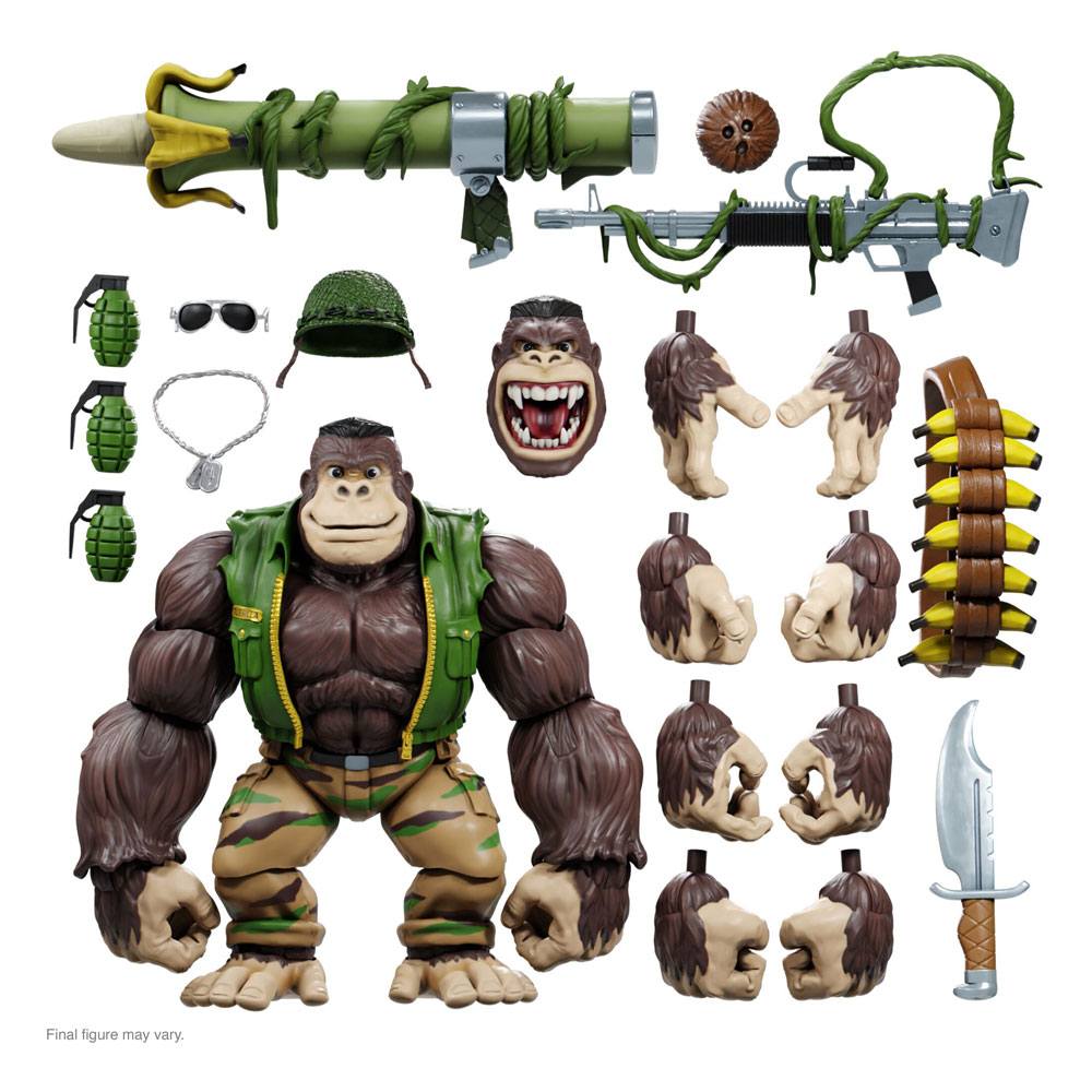 Teenage Mutant Ninja Turtles Ultimates Action Figure Guerrilla Gorilla 20 cm 0840049820456