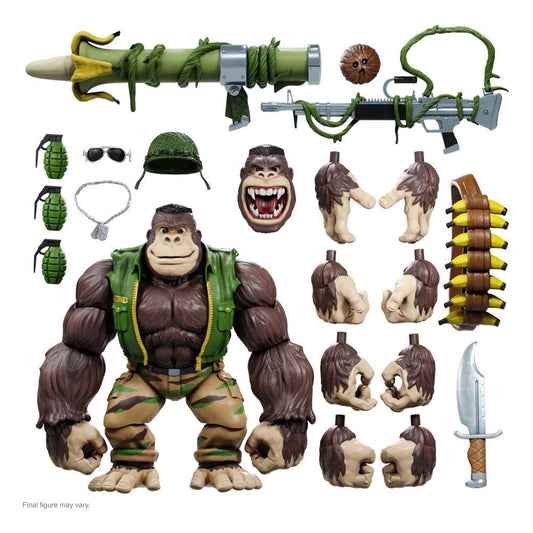 Teenage Mutant Ninja Turtles Ultimates Action Figure Guerrilla Gorilla 20 cm 0840049820456
