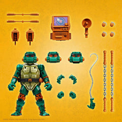 Teenage Mutant Ninja Turtles Ultimates Action Figure Warrior Metalhead Michelangelo 18 cm 0840049826106