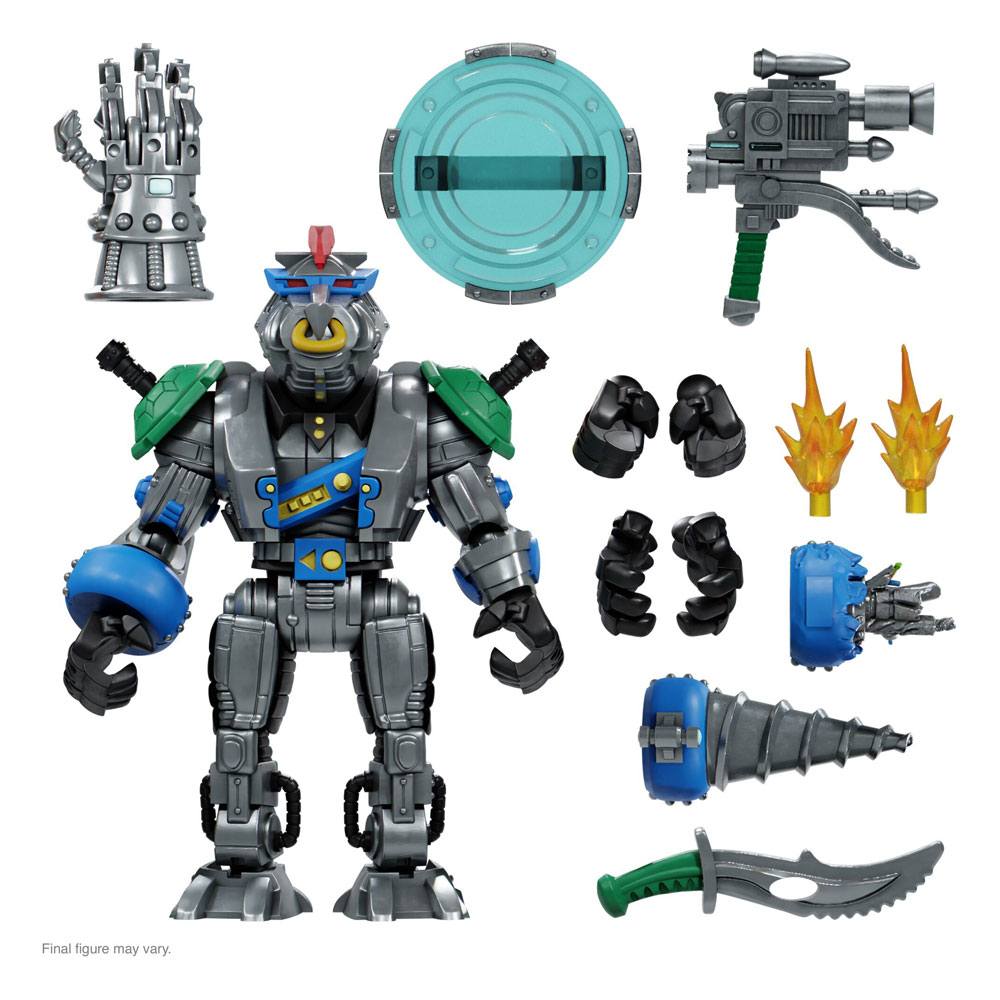 Teenage Mutant Ninja Turtles Ultimates Action Figure Robotic Bebop 20 cm 0840049820470