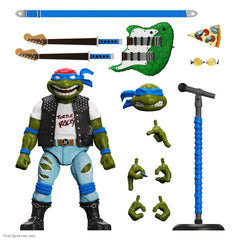 Teenage Mutant Ninja Turtles Ultimates Action Figure Classic Rocker Leo 18 cm 0840049834088