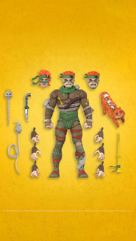 Teenage Mutant Ninja Turtles Ultimates Action Figure Rat King 18 cm 0840049857032