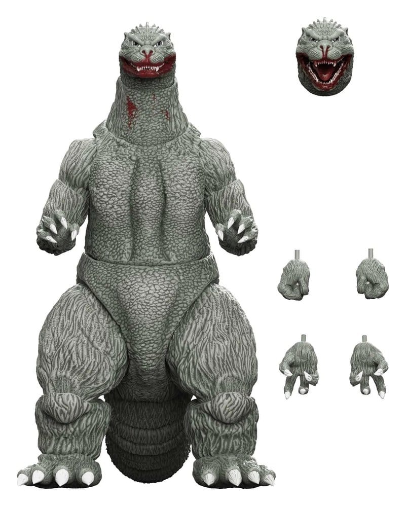 Godzilla (1989) Toho Ultimates Action Figure - Godzilla (Greyscale Comic Book - Thirsty for Blood) 24 cm 0840418821558