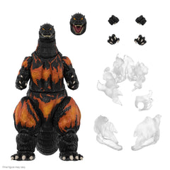Toho Ultimates Action Figure Burning Godzilla 1995 20 cm 0840418821602