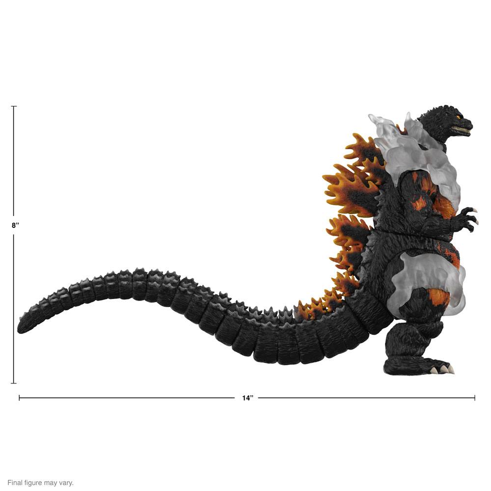 Toho Ultimates Action Figure Burning Godzilla 1995 20 cm 0840418821602