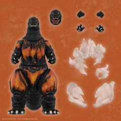 Toho Ultimates Action Figure Burning Godzilla 1995 20 cm 0840418821602