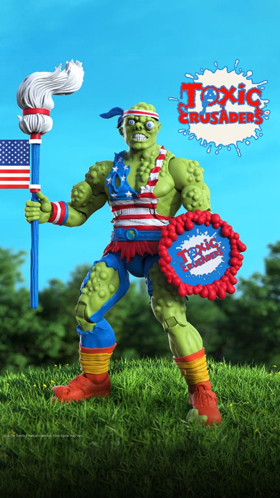 Toxic Crusaders Ultimates Action Figure Toxie (Vintage Toy America) 18 cm 0840049886643