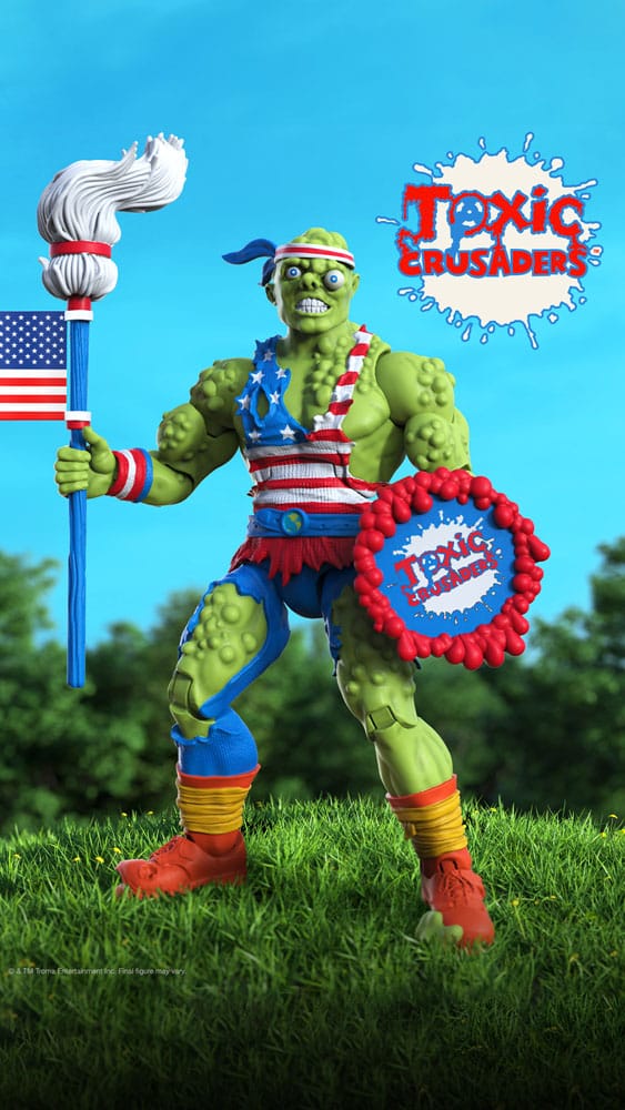 Toxic Crusaders Ultimates Action Figure Toxie 0840049886643