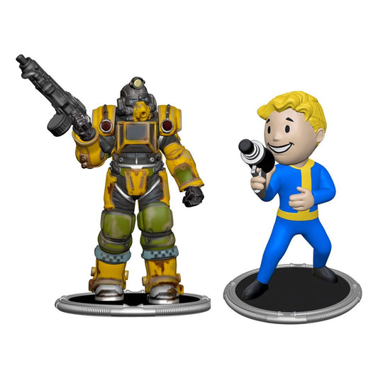 Fallout Mini Figures 2-Pack Set A Excavator & Vault Boy (Gun) 7 cm 0840282631505