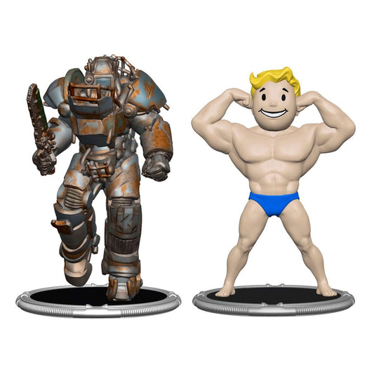 Fallout Mini Figures 2-Pack Set E Raider & Vault Boy (Strong) 7 cm 0840282631543