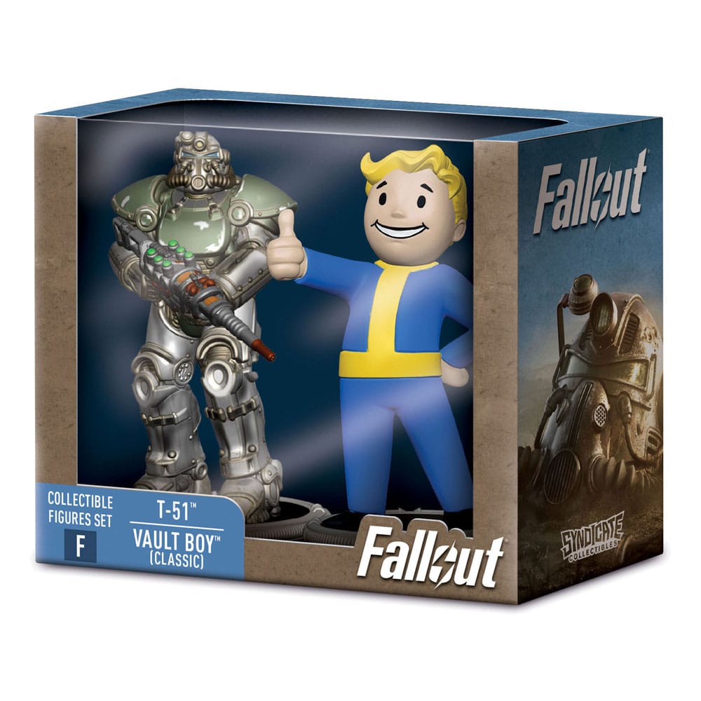 Fallout Mini Figures 2-Pack Set F Raider & Vault Boy (Strong) 7 cm 0840282631550