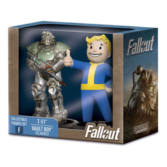 Fallout Mini Figures 2-Pack Set F Raider & Vault Boy (Strong) 7 cm 0840282631550