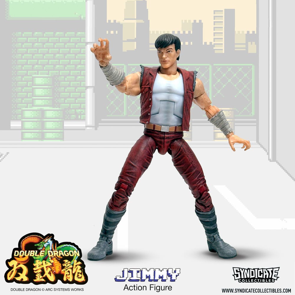 Double Dragon Deluxe Action Figure 1/12 Jimmy 18 cm 0849795095002