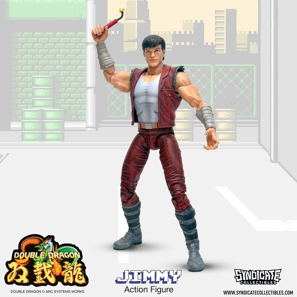 Double Dragon Deluxe Action Figure 1/12 Jimmy 18 cm 0849795095002