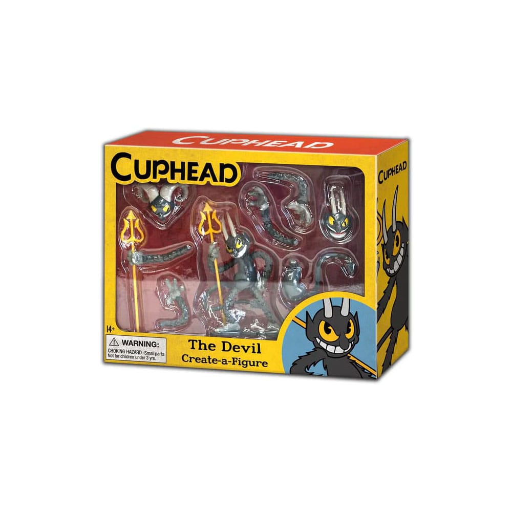 Cuphead Mini Create a Figure Figure The Devil 0840282614065