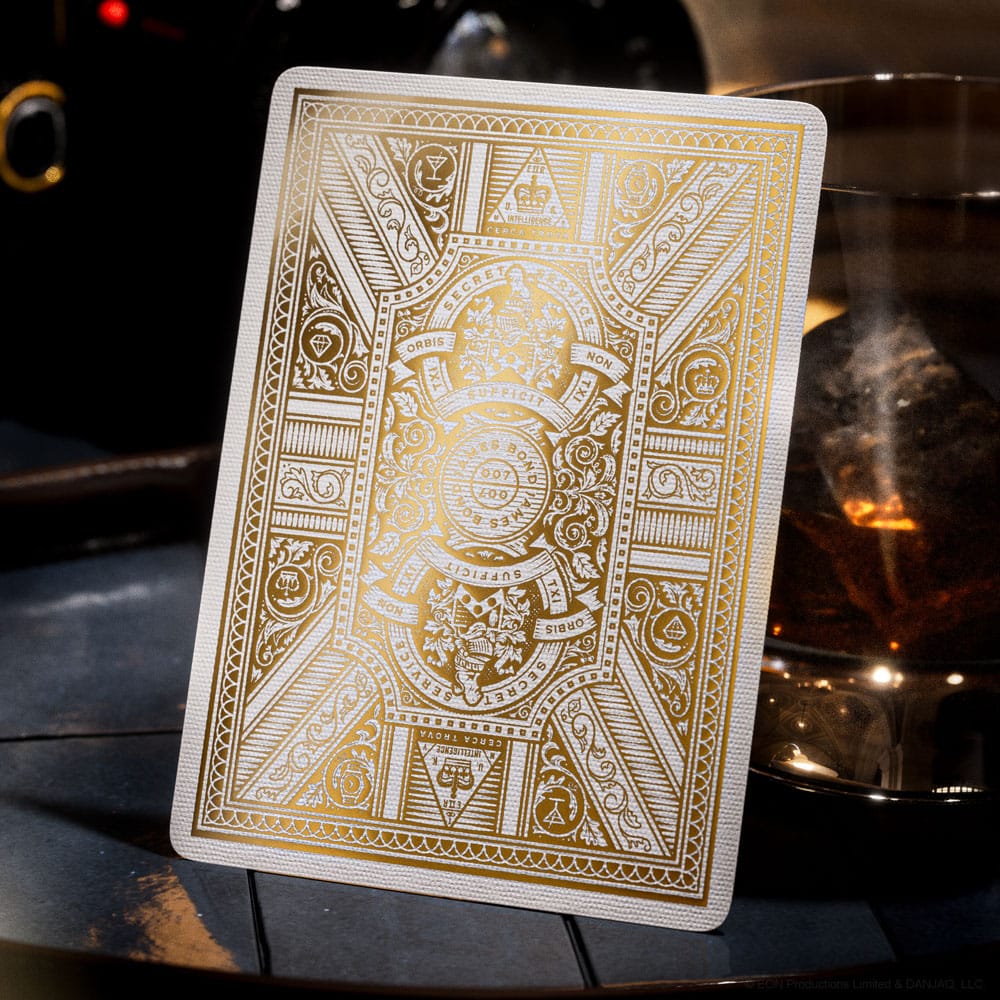 James Bond Playing Cards Box Set James Bond Gold Edition 0850065968254