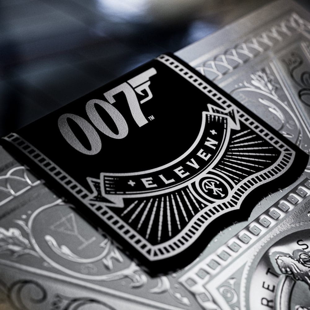 James Bond Playing Cards Silver Edition 0850065968155