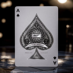 James Bond Playing Cards Silver Edition 0850065968155